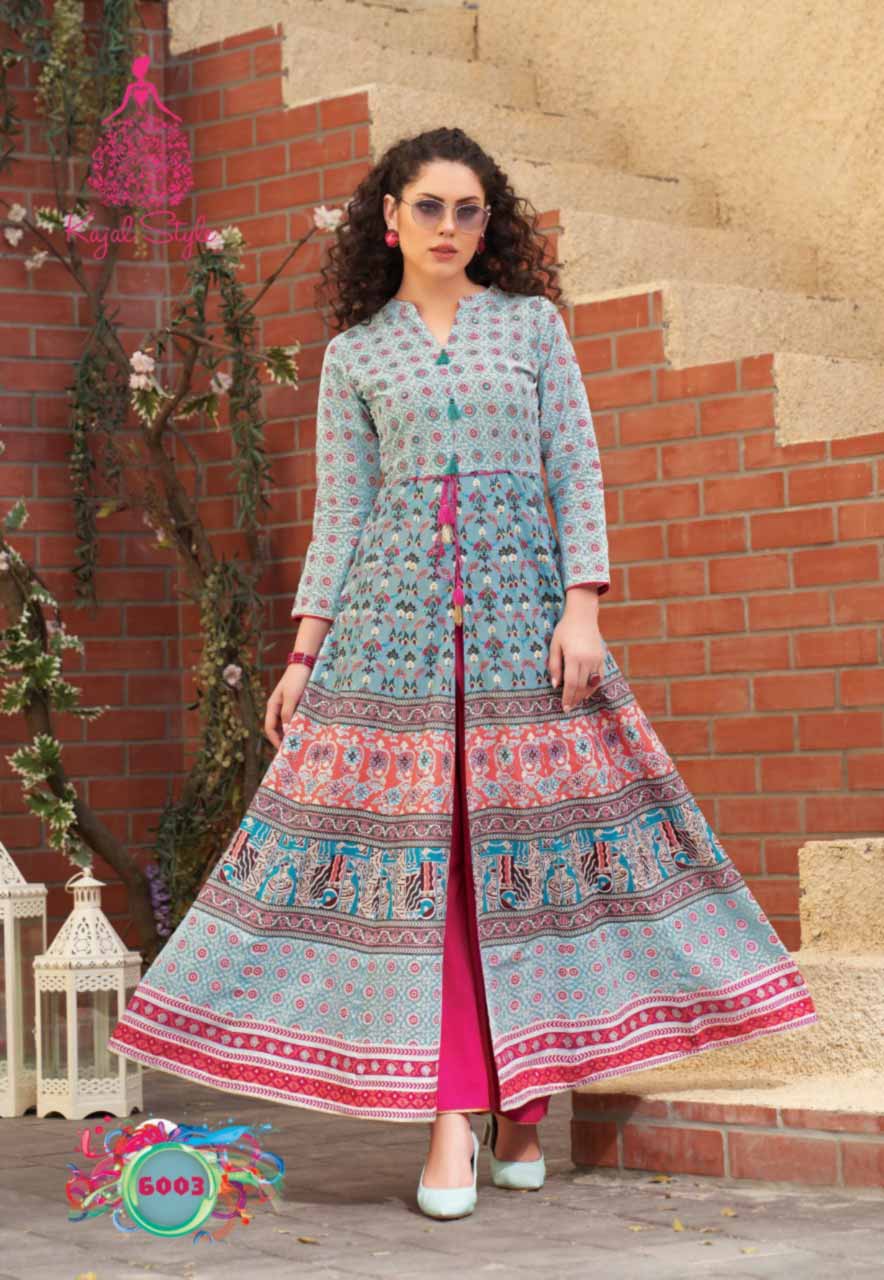 Kajal F Season's Vol-6 Wholesale Kurti Supplier Kajal F Season's Vol-6 Wholesale Kurti Supplier